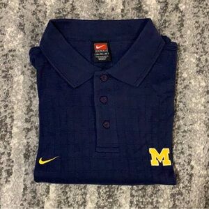 Nike Michigan Wolverines Polo Shirt NWT